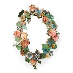 Brand New MacKenzie-Childs Field Study Oval Wall Mirror